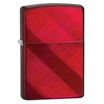 Zippo Diagonal Weave Candy Apple Red